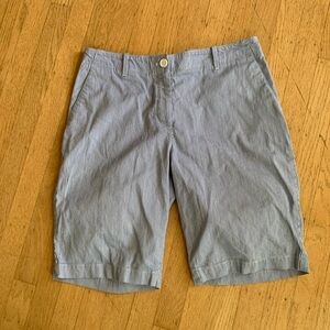 Talbots Bermuda shorts seersucker women’s size 8 excellent condition